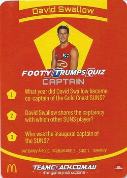 2021 Team Coach AFL - AFL Captains #C-08 David Swallow Back